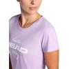 Head Women’s Tennis Graphic Crewneck T-Shirt, Relaxed Fit, Lightweight and Breathable Cotton-Poly Material(Lavendula-crossed Racquets Tennis Club Tennis Club)