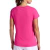 Head Women’s Tennis Graphic Crewneck T-Shirt, Relaxed Fit, Lightweight and Breathable Cotton-Poly Material(Proud Pink)