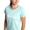 Head Women’s Tennis Graphic Crewneck T-Shirt, Relaxed Fit, Lightweight and Breathable Cotton-Poly Material(Yucca)