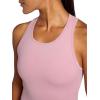 Head Women’s Umpire Bra Tank Top, Slim Fit, Stretch Lightweight Material, Built-in Bra(Mauve Shadows)