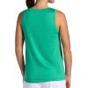 Head Women’s Victory Marled Tank Top, Relaxed Fit, Stretch Lightweight Material(Holly Green Heather)