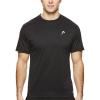 HEAD Men’s Crewneck Gym Training & Workout T-Shirt – Short Sleeve Activewear Top(Black Heather)