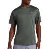 HEAD Men’s Crewneck Gym Training & Workout T-Shirt – Short Sleeve Activewear Top(Duck Green Heather)