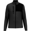 HEAD Men’s Martin Full Zip Midlayer – Power Stretch®, Quick-Dry Performance, Regular Fit(Black)
