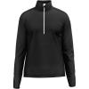 HEAD Men’s Marty Half Zip Ski Midlayer – Stretch Performance Fleece, Regular Fit, Après Ski & On-Mountain Layer(Black White)