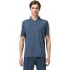 HEAD Men’s Performance Tech Polo Shirt – Moisture Wicking Athletic Polo with Breathable Mesh Panels and Stretch Comfort(Navy)