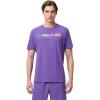 HEAD Men’s Rainbow T-Shirt – Moisture Wicking Cotton Blend Logo T-Shirt with Stretch for Tennis and Everyday Wear(Purple)