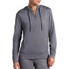 HEAD Women’s Alliance Hoodie, Relaxed Fit, Stretch Midweight Material, Moisture-wicking(Quietshade Heather)