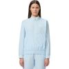HEAD Women’s Breaker Jacket – Lightweight Stretch Performance Zip Jacket with Water-Repellent Ripstop Fabric(Light Blue)