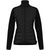 HEAD Women’s Carina Full Zip Midlayer – Hybrid Design, PrimaLoft® ThermoPlume®, Regular Fit(Black)