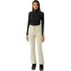 HEAD Women’s Performance Jet Pant – Softshell Ski Pant, 4-Way Stretch, High Waist Slim Fit, Snow Gaiters(Cream)