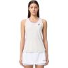HEAD Women’s Play Tech Tank Top – Sporty Performance Tennis Tank with Breathable Mesh Panels(White)
