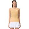 HEAD Women’s Pro Sleeveless Performance Tank Top – Moisture Wicking Tennis Training Top with Breathable Body Mapping(Apricot)