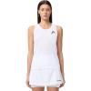 HEAD Women’s Pro Sleeveless Performance Tank Top – Moisture Wicking Tennis Training Top with Breathable Body Mapping(White)