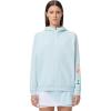 HEAD Women’s Rally Full Zip Hoodie – Performance French Terry Athletic Jacket with Moisture-Wicking Comfort(Light Blue)