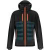 HEAD mens Immensity Ski Jacket(Black  Dark Teal  Orange)