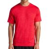 Head Men’s Apexnext Crewneck T-Shirt, Standard Fit, Midweight Stretch Flex Motion Performance Material(True Red Heather)