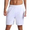 Head Men’s Blaze Performance Short, Standard Fit, 7” Inseam, Stretch Midweight Material(Stark White)