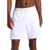 Head Men’s Crosscourt Short, Standard Fit, 7” Inseam, Stretch Lightweight Material, Moisture-Wicking(Stark White)