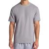 Head Men’s Elite Flex Short Sleeve Waffle Tech Crewneck T-Shirt, Relaxed Fit, Midweight Material(Sleet)