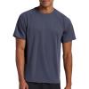 Head Men’s Flex Raglan Crewneck T-Shirt, Standard Fit, Lightweight and Breathable Grid Mesh(Cool Grey)