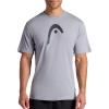 Head Men’s Graphic Crewneck T-Shirt, Standard Fit, Soft Midweight Cotton-Polyester Material(Sleet-logo)