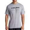 Head Men’s Graphic Crewneck T-Shirt, Standard Fit, Soft Midweight Cotton-Polyester Material(Sleet-tennis Club)