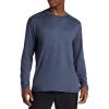 Head Men’s Guard Long Sleeve Crewneck Top, Relaxed Fit, Stretch Midweight Material(Cool Grey Heather)
