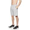 Head Men’s Head Men’s Striped Vault Short, Standard Fit, Lightweight, 9” Inseam(Sleet Heather)