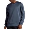 Head Men’s Heat French Terry Crewneck Long Sleeve Top, Standard Fit, Midweight Material(Cool Grey Heather)