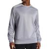 Head Men’s Heat French Terry Crewneck Long Sleeve Top, Standard Fit, Midweight Material(Sleet Heather)