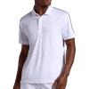 Head Men’s Match Polo Shirt, Standard Fit, Stretch Midweight Material(Stark White)