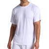 Head Men’s Overgrip Short Sleeve Crewneck T-Shirt, Standard Fit, Stretch Lightweight Material(Stark White)