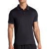Head Men’s Rally Polo Shirt, Standard Fit, Stretch Midweight Material(Black)