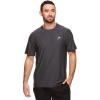 Head Men’s Score Hypertek T-Shirt, Standard Fit, Lightweight and Breathable, Hypertek Moisture-Wicking Technology(Ebony Heather)