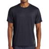 Head Men’s Short Sleeve Active Crewneck T-Shirt, Standard Fit, Midweight, Peached Stretch Material(Black Heather)