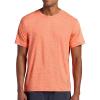 Head Men’s Short Sleeve Active Crewneck T-Shirt, Standard Fit, Midweight, Peached Stretch Material(Living Coral Heather)