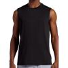 Head Men’s Sideline Sleeveless Crewneck Tank Top, Standard Fit, Stretch Lightweight Material(Black)