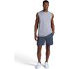 Head Men’s Sideline Sleeveless Crewneck Tank Top, Standard Fit, Stretch Lightweight Material(Sleet)