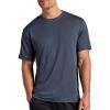 Head Men’s Top Fit Short Sleeve Crewneck T-Shirt, Standard Fit, Stretch Lightweight Material(Cool Grey)