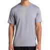 Head Men’s Top Fit Short Sleeve Crewneck T-Shirt, Standard Fit, Stretch Lightweight Material(Sleet)