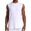 Head Men’s Winner Sleeveless Crewneck Tank Top, Standard Fit, Stretch Lightweight Material(Stark White)
