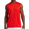 Head Men’s Zephyr Mesh Tank Top, Standard Fit, Lightweight and Breathable Mesh Material(Tomato)