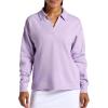 Head Women’s Polo Crewneck Sweatshirt, Relaxed Fit, Heavyweight Material(Lavendula)