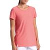 Head Women’s Teammate Crewneck T-Shirt, Slim Fit, Lightweight and Breathable Material(Hibiscus Heather)