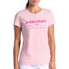 Head Women’s Tennis Graphic Crewneck T-Shirt, Relaxed Fit, Lightweight and Breathable Cotton-Poly Material(Crystal Rose-tennis Club)