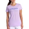 Head Women’s Tennis Graphic Crewneck T-Shirt, Relaxed Fit, Lightweight and Breathable Cotton-Poly Material(Lavendula-tennis Club)