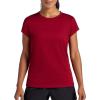 Head Women’s Victory Classic Short Sleeve Crewneck T-Shirt, Standard Fit, Stretch Lightweight Material(Rhubarb)