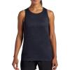 Head Women’s Victory Marled Tank Top, Relaxed Fit, Stretch Lightweight Material(Black Heather)