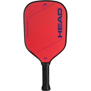 HEAD Kickstarter Pickleball Paddle – Beginner Friendly, Fiberglass Face, Elongated Shape, Blue(Red)